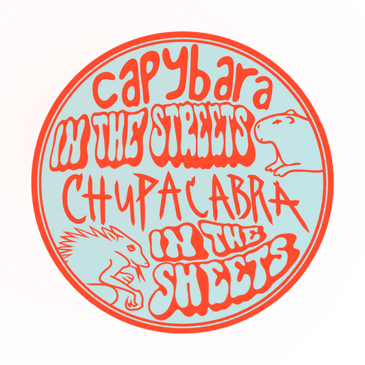 Capybara/Chupacabra Sticker