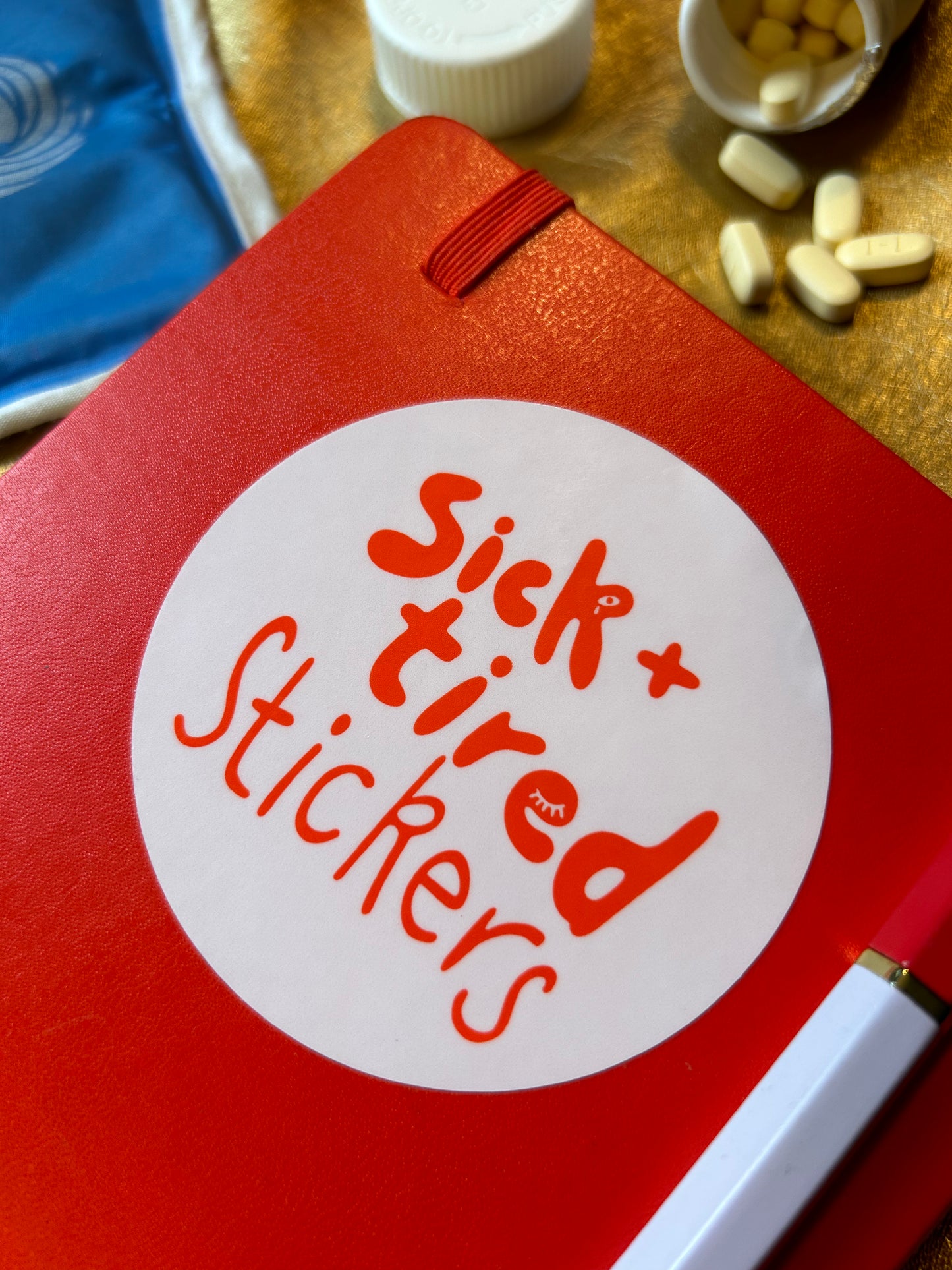 Sick + tired Logo Sticker