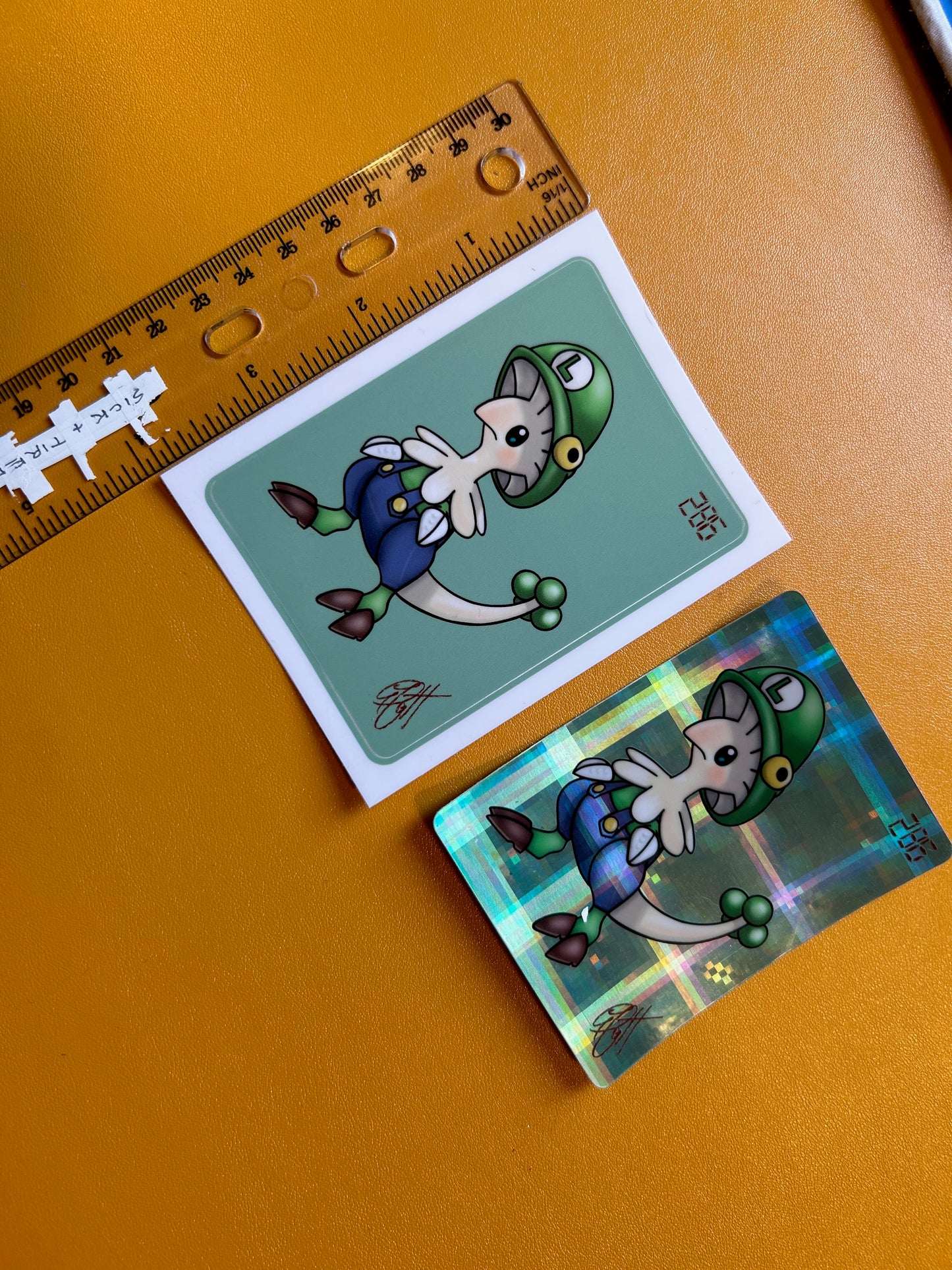 Breloom x Luigi Vinyl Sticker