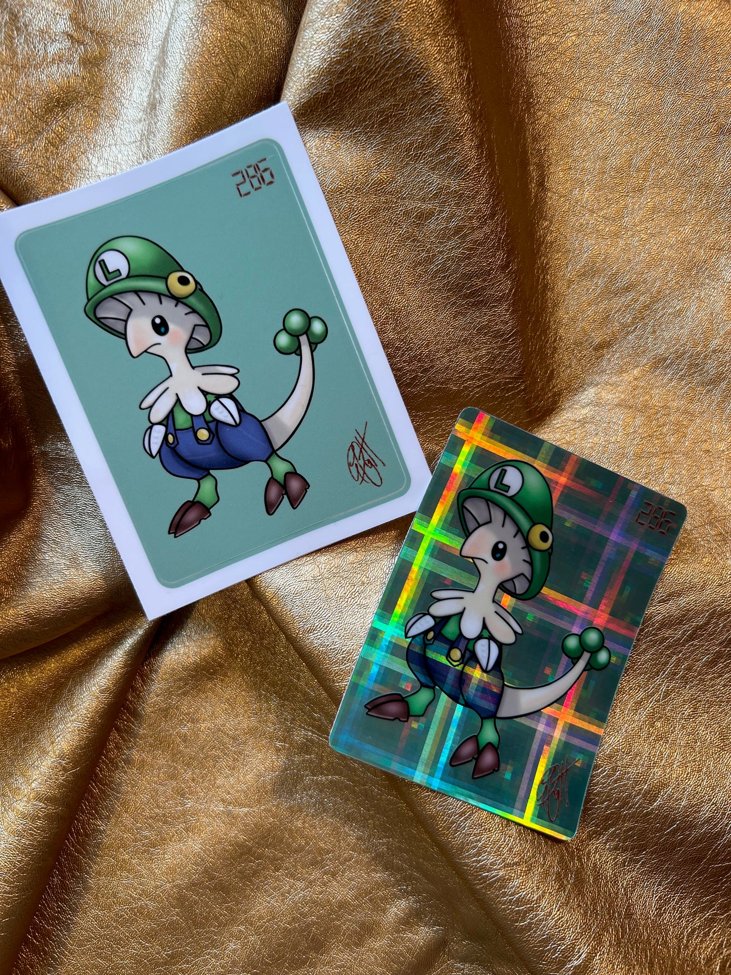 Breloom x Luigi Vinyl Sticker